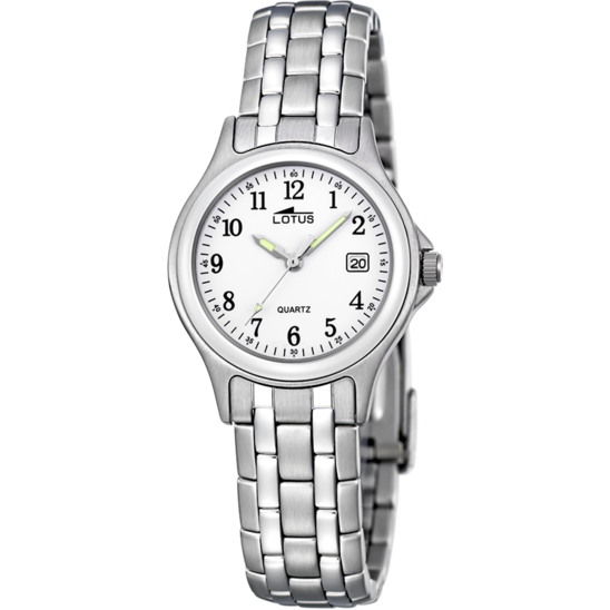 lotus RELOJ DE MUJER LOTUS CLASSIC STEEL CON ESFERA BLANCA 15151/A