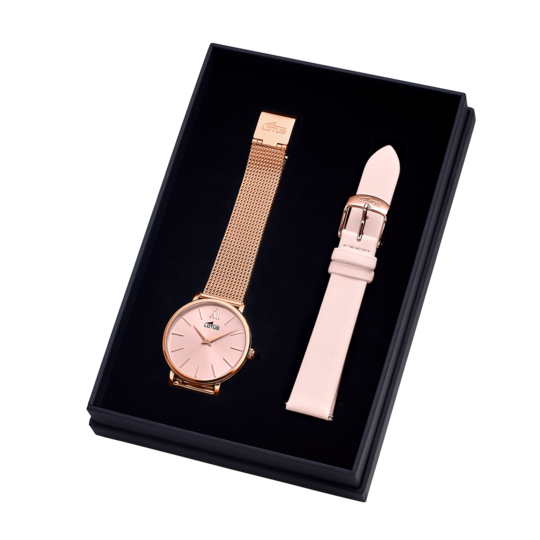 Lotus RELOJ DE MUJER LOTUS MINIMALIST CON ESFERA ROSA 18733/1