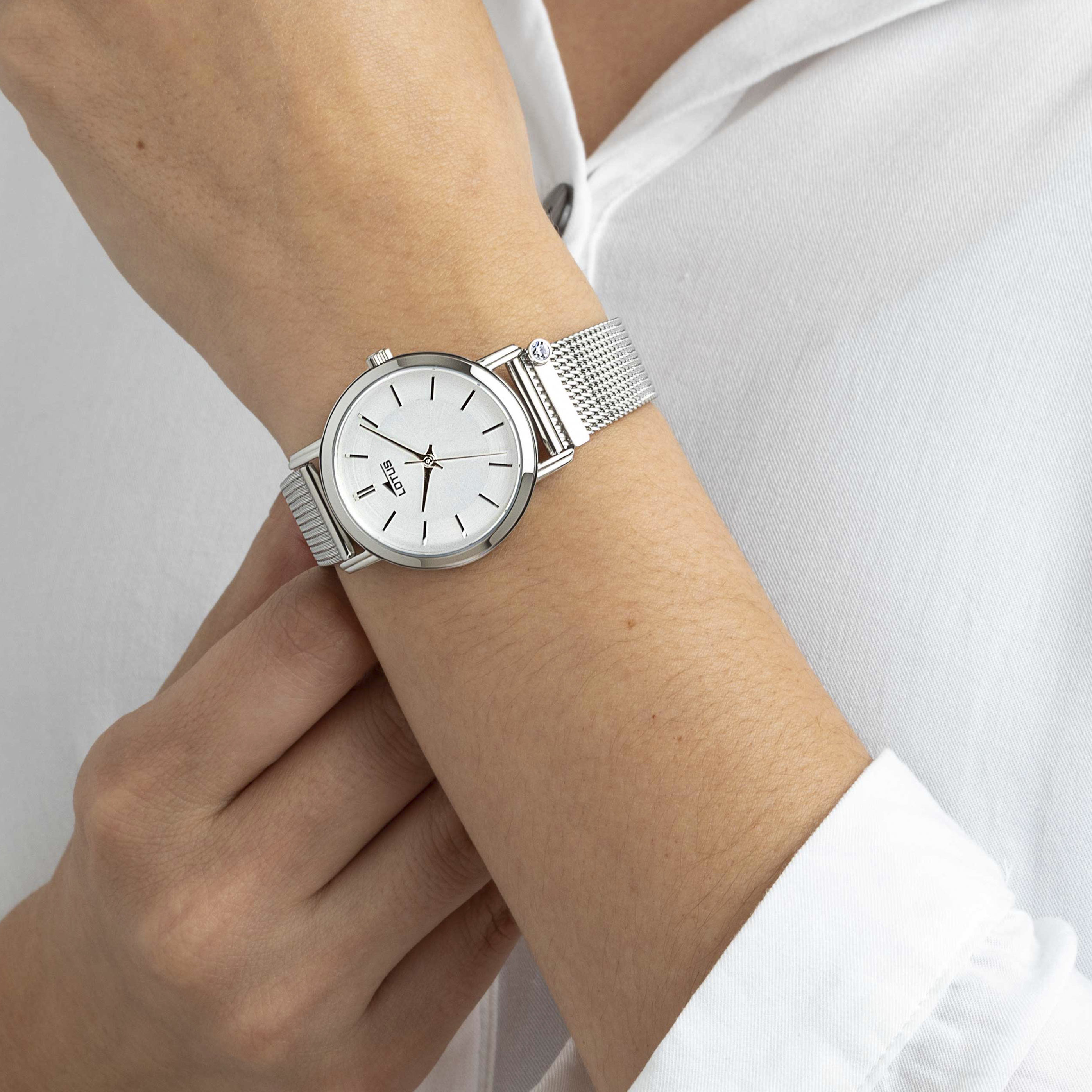 Lotus RELOJ DE MUJER LOTUS TRENDY CON ESFERA PLATEADA 18737/1