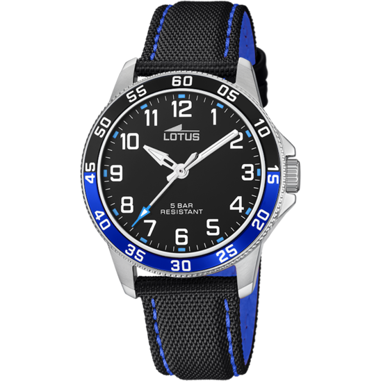 lotus RELOJ INFANTIL LOTUS JUNIOR CON ESFERA NEGRA 18787/2