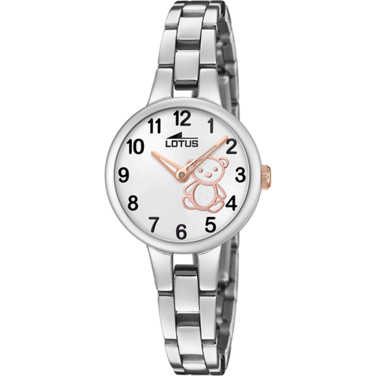lotus RELOJ INFANTIL LOTUS JUNIOR CON ESFERA PLATEADA 18658/5