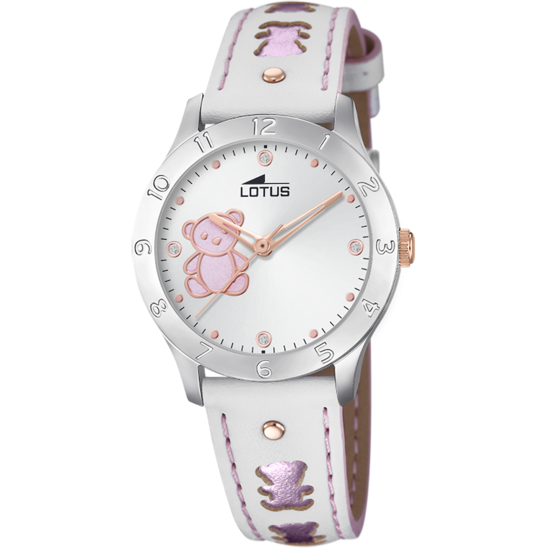lotus RELOJ INFANTIL LOTUS JUNIOR CON ESFERA PLATEADA 18657/B