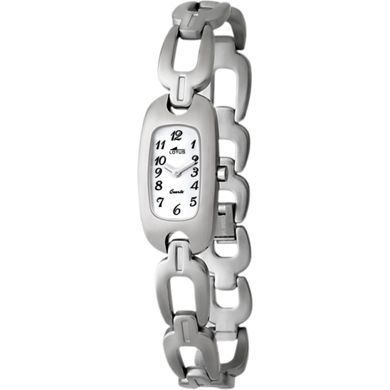 lotus RELOJ LOTUS 15288/A BLANCO CORREA DE ACERO INOXIDABLE 316L MUJER