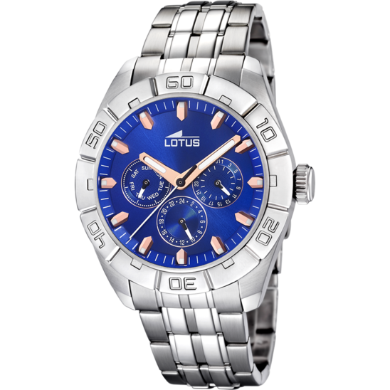 lotus RELOJ LOTUS 15814/B AZUL CORREA DE ACERO INOXIDABLE 316L HOMBRE