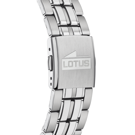 Lotus RELOJ LOTUS 15814/C NEGRO CORREA DE ACERO INOXIDABLE 316L HOMBRE
