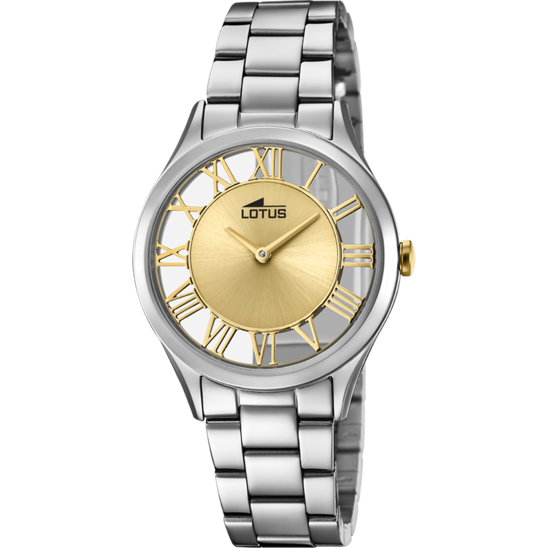 lotus RELOJ LOTUS 18395/2 BEIGE CORREA DE ACERO INOXIDABLE 316L MUJER