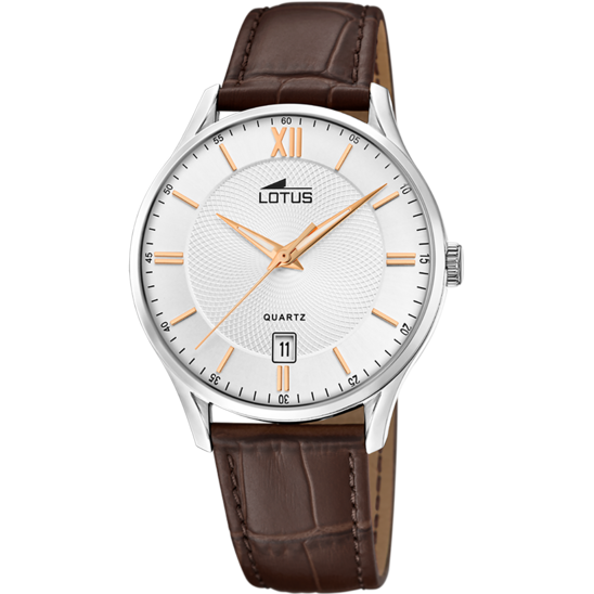 lotus RELOJ LOTUS 18402/H BLANCO CORREA DE CUERO HOMBRE