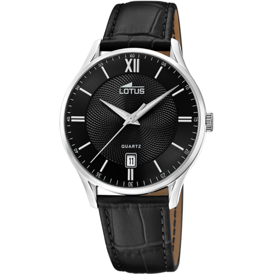 lotus RELOJ LOTUS 18402/J NEGRO CORREA DE CUERO HOMBRE