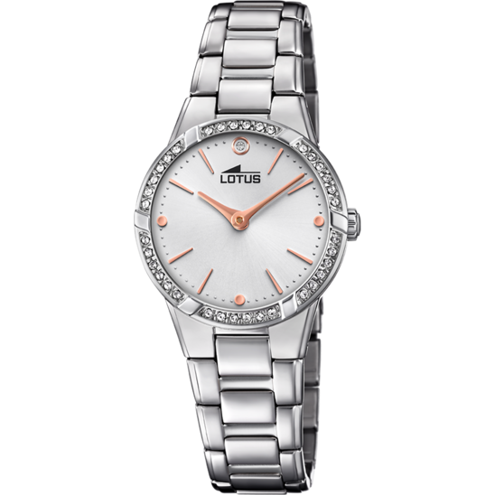 lotus RELOJ LOTUS 18454/1 BLANCO CORREA DE ACERO INOXIDABLE 316L MUJER