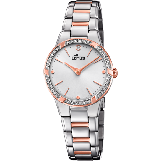 lotus RELOJ LOTUS 18455/2 PLATEADO CORREA DE ACERO INOXIDABLE 316L MUJER