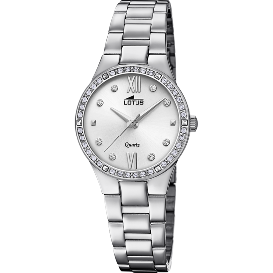 lotus RELOJ LOTUS 18460/1 PLATEADO CORREA DE ACERO INOXIDABLE 316L MUJER