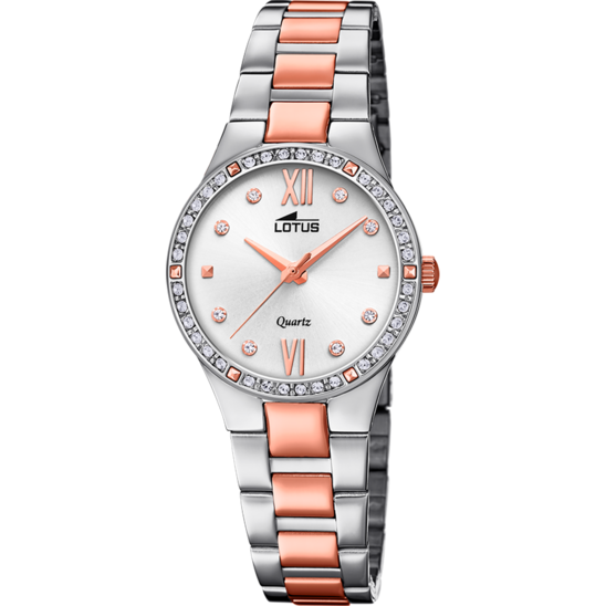 lotus RELOJ LOTUS 18461/2 PLATEADO CORREA DE ACERO INOXIDABLE 316L MUJER