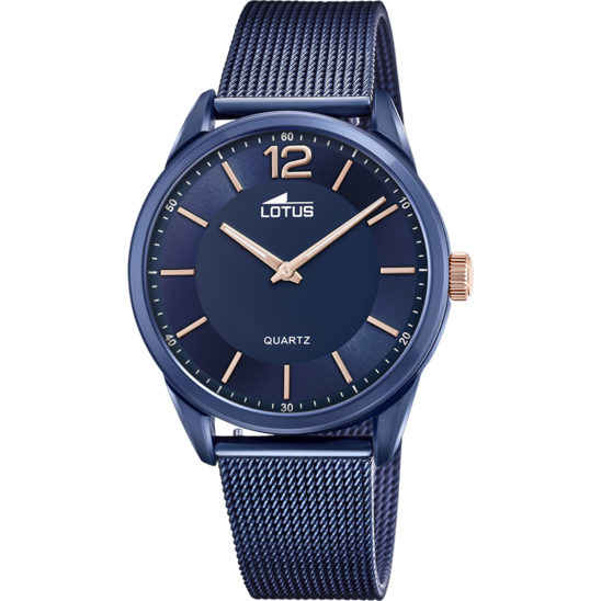 lotus RELOJ LOTUS 18735/A AZUL CORREA DE ACERO INOXIDABLE 316L HOMBRE