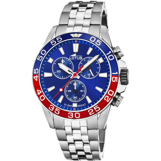 lotus RELOJ LOTUS 18765/3 AZUL CORREA DE ACERO INOXIDABLE 316L HOMBRE