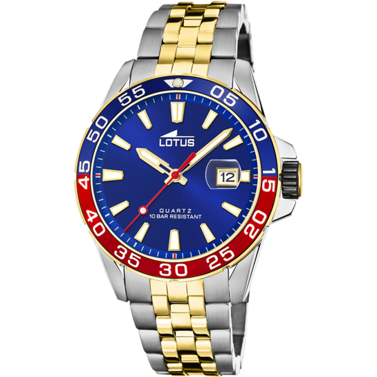 lotus RELOJ LOTUS 18768/3 AZUL CORREA DE ACERO INOXIDABLE 316L HOMBRE