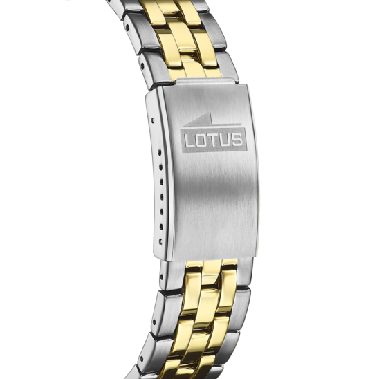 Lotus RELOJ LOTUS 18768/4 NEGRO CORREA DE ACERO INOXIDABLE 316L HOMBRE