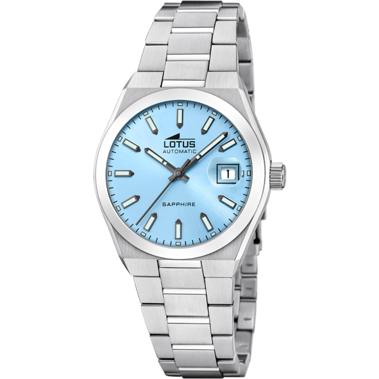 lotus RELOJ LOTUS AUTOMATIC 18996/1 AZUL CORREA DE ACERO INOXIDABLE 316L HOMBRE