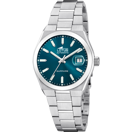 lotus RELOJ LOTUS AUTOMATIC 18996/4 AZUL CORREA DE ACERO INOXIDABLE 316L HOMBRE
