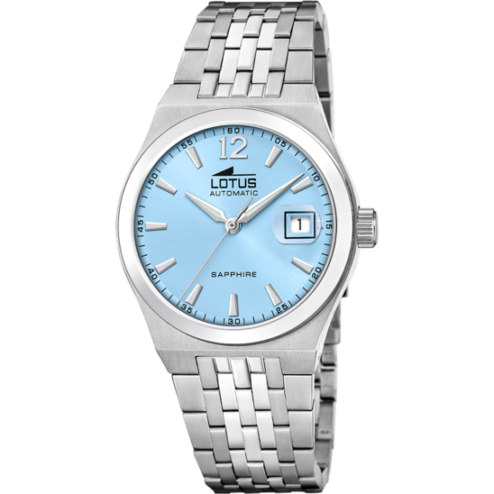 lotus RELOJ LOTUS AUTOMATIC 19000/2 AZUL CORREA DE ACERO INOXIDABLE 316L HOMBRE