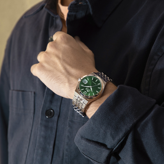 Lotus RELOJ LOTUS AUTOMATIC 19000/4 VERDE CORREA DE ACERO INOXIDABLE 316L HOMBRE