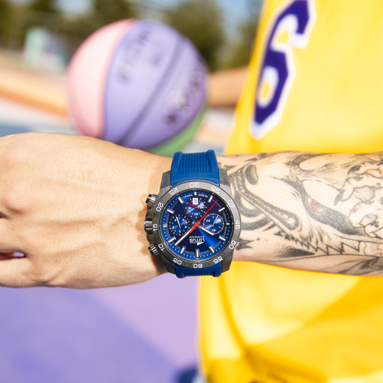 Lotus RELOJ LOTUS CHRONO 18974/1 AZUL CORREA DE CAUCHO HOMBRE