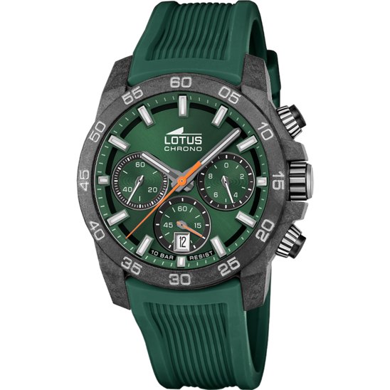 lotus RELOJ LOTUS CHRONO 18974/2 VERDE CORREA DE CAUCHO HOMBRE