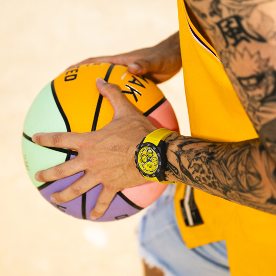 Lotus RELOJ LOTUS CHRONO 18974/5 AMARILLO CORREA DE CAUCHO HOMBRE