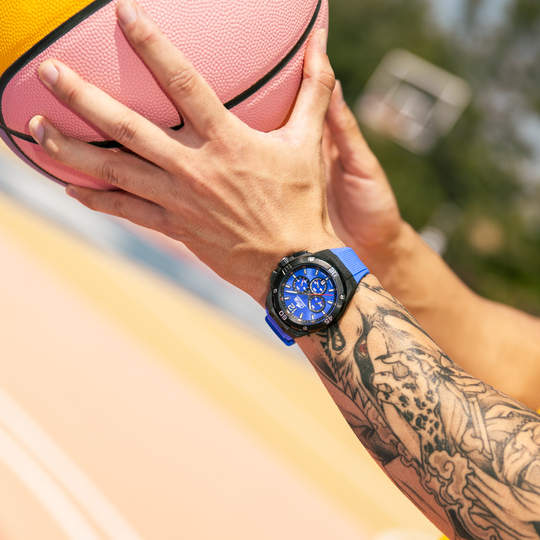 Lotus RELOJ LOTUS CHRONO 18975/1 AZUL CORREA DE CAUCHO HOMBRE