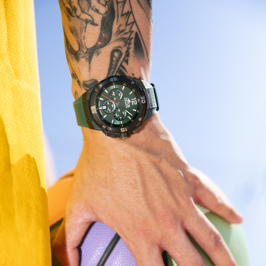 Lotus RELOJ LOTUS CHRONO 18975/2 VERDE CORREA DE CAUCHO HOMBRE