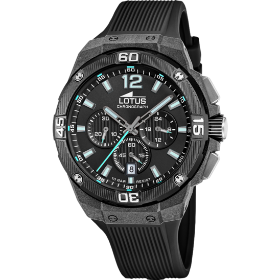 lotus RELOJ LOTUS CHRONO 18975/3 NEGRO CORREA DE CAUCHO HOMBRE