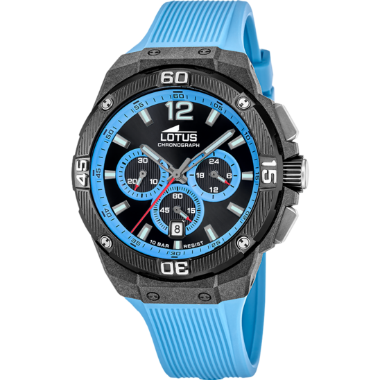 lotus RELOJ LOTUS CHRONO 18975/4 NEGRO CORREA DE CAUCHO HOMBRE