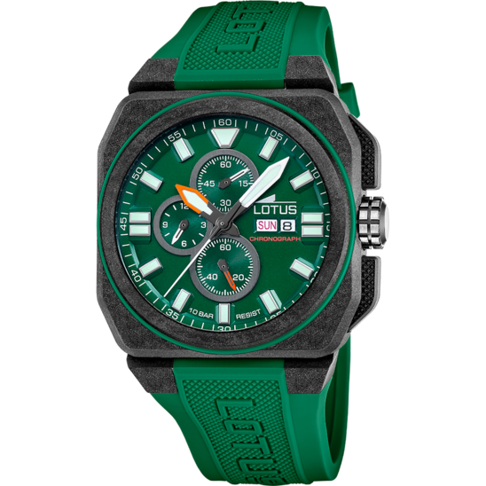 lotus RELOJ LOTUS CHRONO 18976/2 VERDE CORREA DE CAUCHO HOMBRE