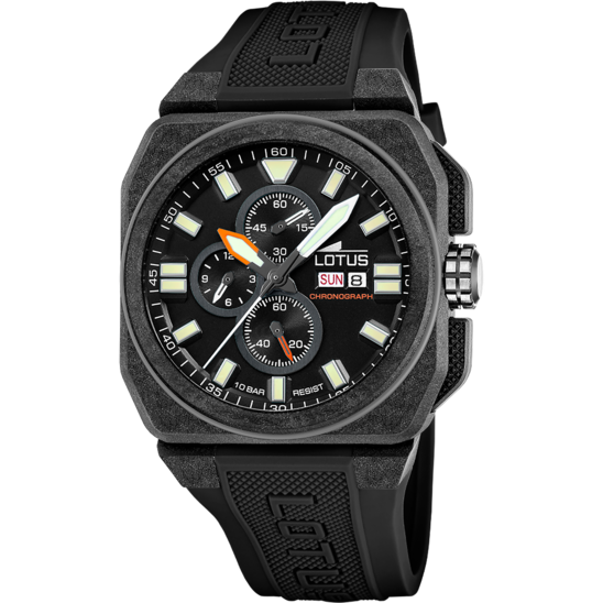 lotus RELOJ LOTUS CHRONO 18976/4 NEGRO CORREA DE CAUCHO HOMBRE