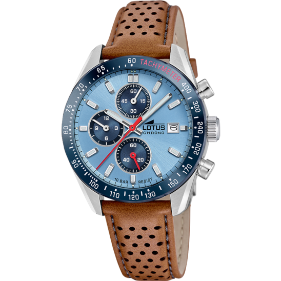 lotus RELOJ LOTUS CHRONO 18995/2 AZUL CORREA DE PIEL HOMBRE