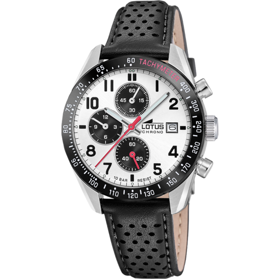 lotus RELOJ LOTUS CHRONO 18995/3 BLANCO CORREA DE PIEL HOMBRE
