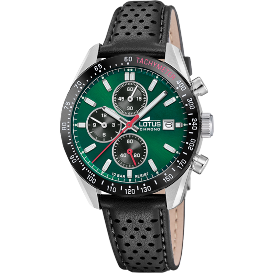 lotus RELOJ LOTUS CHRONO 18995/6 VERDE CORREA DE PIEL HOMBRE