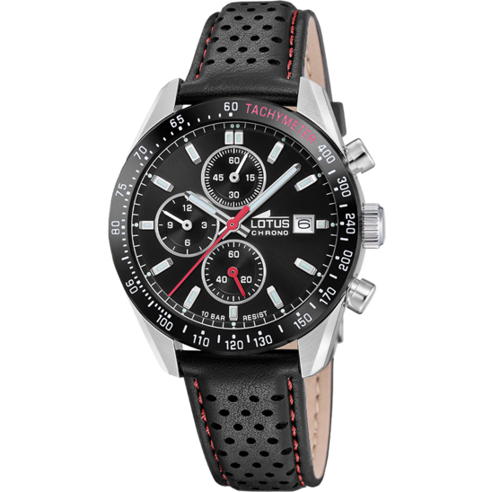 lotus RELOJ LOTUS CHRONO 18995/8 NEGRO CORREA DE PIEL HOMBRE