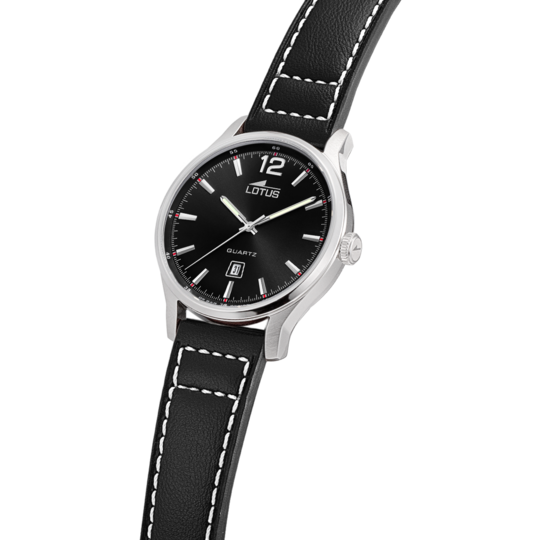 Lotus RELOJ LOTUS CORREA CLÁSICO 18954/3 NEGRO CORREA DE CUERO HOMBRE