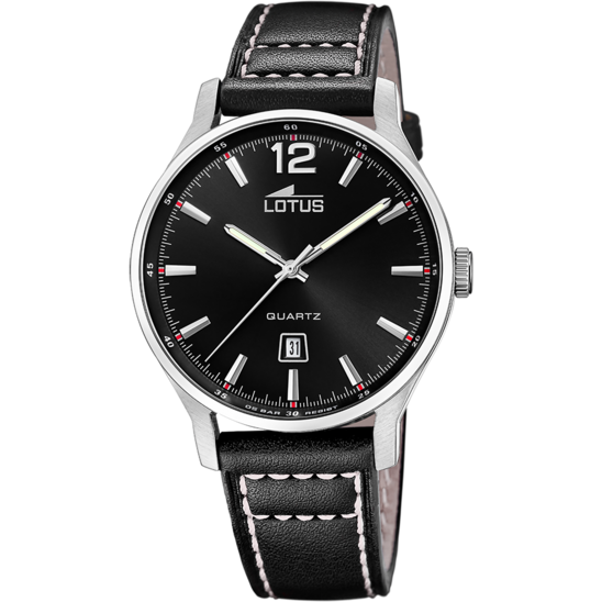 lotus RELOJ LOTUS CORREA CLÁSICO 18954/3 NEGRO CORREA DE CUERO HOMBRE
