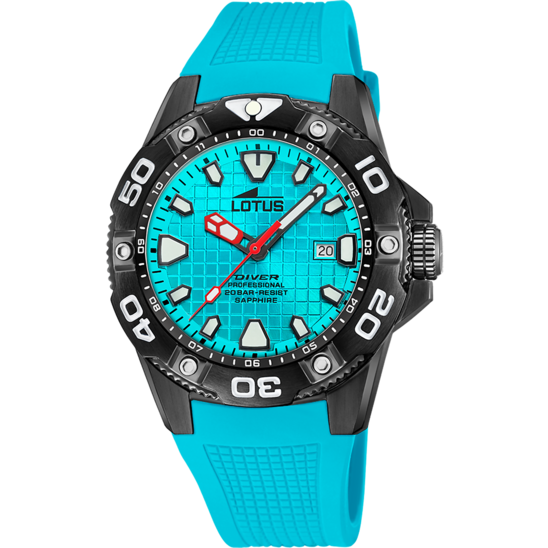 lotus RELOJ LOTUS DIVER 18928/A AZUL CORREA DE CAUCHO HOMBRE