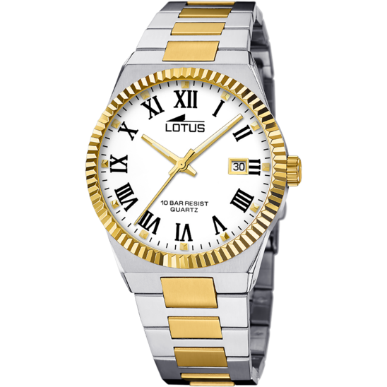 lotus RELOJ LOTUS FREEDOM 18836/4 BLANCO CORREA DE ACERO INOXIDABLE 316L HOMBRE