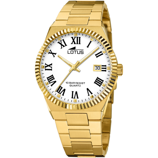 lotus RELOJ LOTUS FREEDOM 18837/4 BLANCO CORREA DE ACERO INOXIDABLE 316L HOMBRE