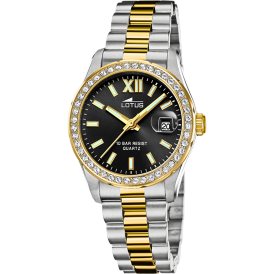lotus RELOJ LOTUS FREEDOM 18978/3 NEGRO CORREA DE ACERO INOXIDABLE 316L MUJER