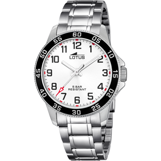 lotus RELOJ LOTUS JUNIOR COLLECTION 18786/4 BLANCO CORREA DE ACERO INOXIDABLE 316L INFANTIL