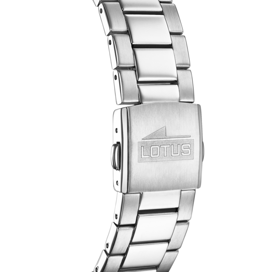 Lotus RELOJ LOTUS SQUARE SERIES 18850/4 NEGRO CORREA DE ACERO INOXIDABLE 316L HOMBRE