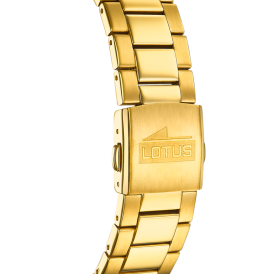 Lotus RELOJ LOTUS SQUARE SERIES 18853/5 DORADO CORREA DE ACERO INOXIDABLE 316L HOMBRE