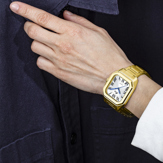 Lotus RELOJ LOTUS SQUARE SERIES 18970/1 BLANCO CORREA DE ACERO INOXIDABLE 316L MUJER