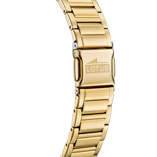 Lotus RELOJ LOTUS SQUARE SERIES 18970/3 NEGRO CORREA DE ACERO INOXIDABLE 316L MUJER