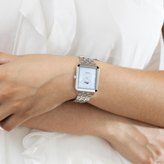 Lotus RELOJ LOTUS SQUARE SERIES 18980/2 AZUL CORREA DE ACERO INOXIDABLE 316L MUJER