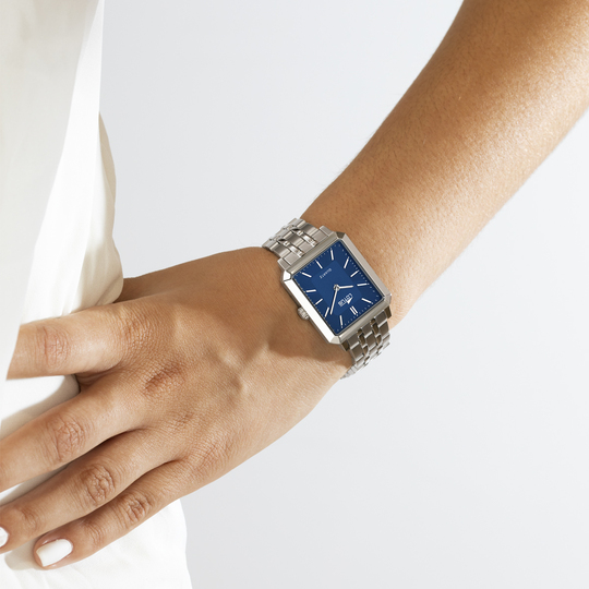 Lotus RELOJ LOTUS SQUARE SERIES 18980/5 AZUL CORREA DE ACERO INOXIDABLE 316L MUJER